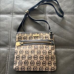 Michael Kors Brown and Black Crossbody Bag